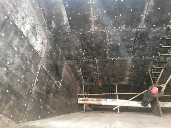 山西煤仓安装高分子聚乙烯耐磨内衬壁板